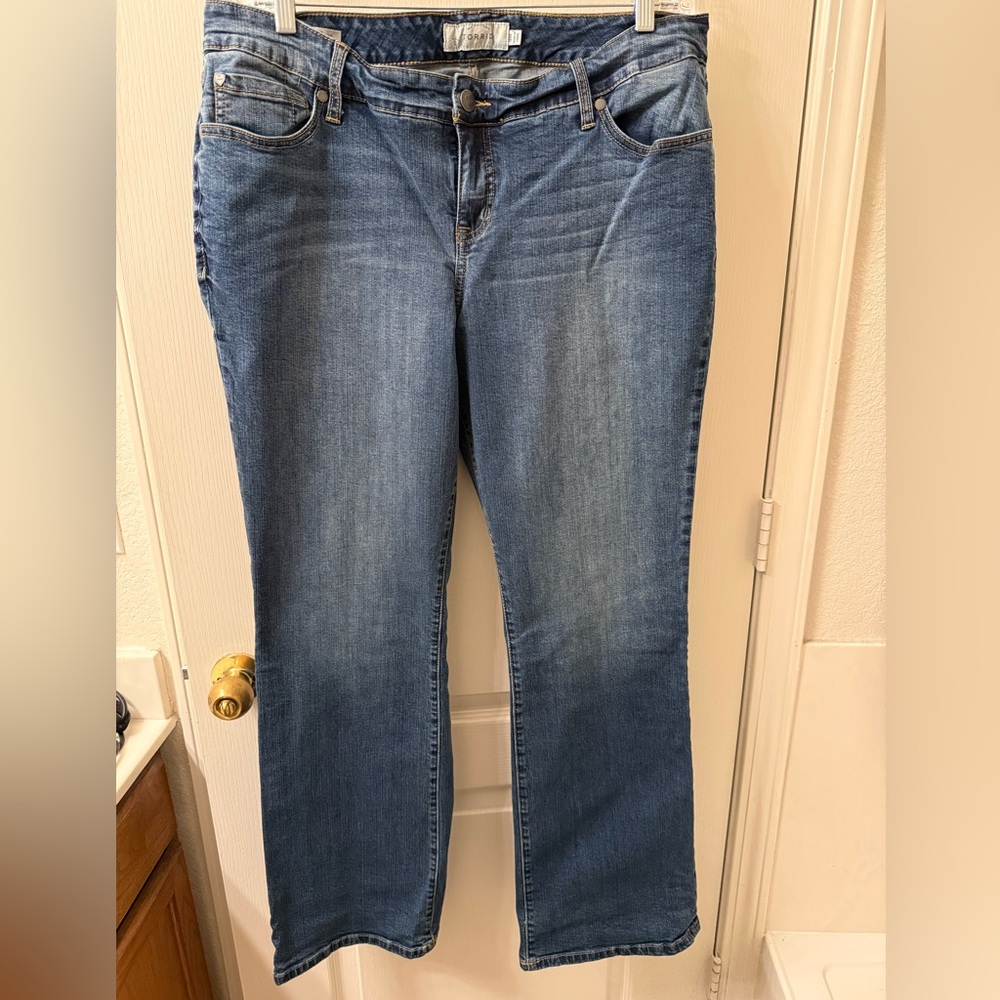 Torrid Blue Straight Leg Women's Jeans